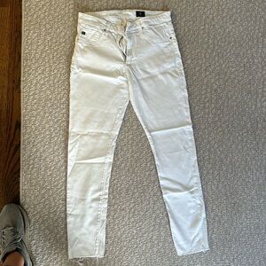 AG Farrah white skinny jeans size 29